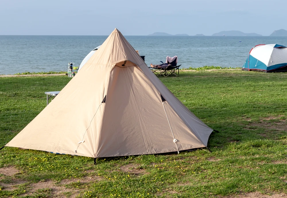 pyramid style tents