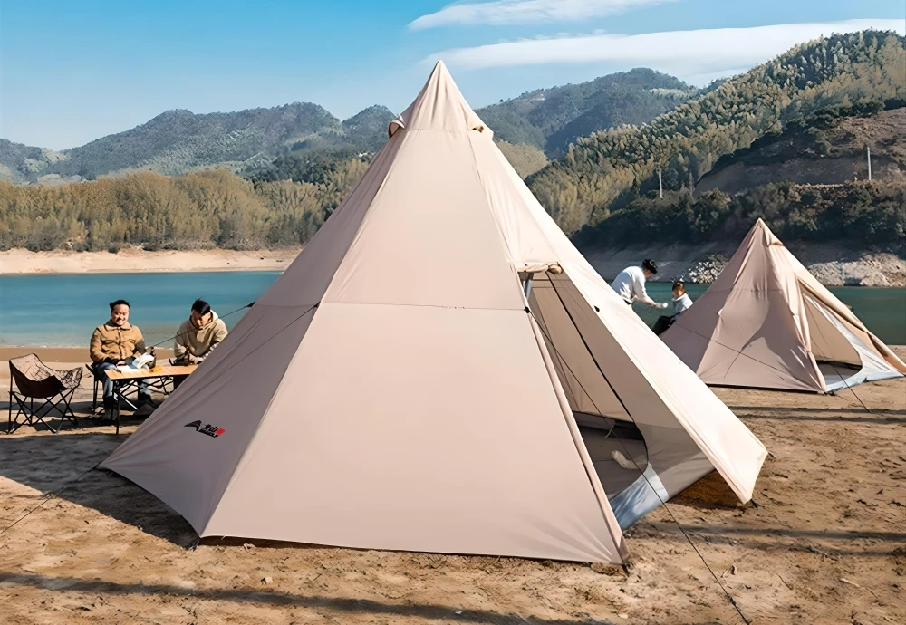 pyramid shaped tent